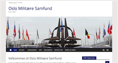 Desktop Screenshot of oslomilsamfund.no