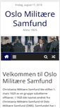 Mobile Screenshot of oslomilsamfund.no